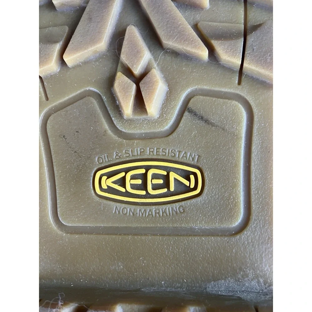 KEEN‎ Utility San Jose Chelsea Work Boots Men 13D Aluminum Toe Leather EH Brown